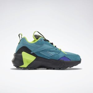 Reebok Aztrek Double Mix Trail Turnschuhe Damen - Grau/HellGrün - DE 436-CYL